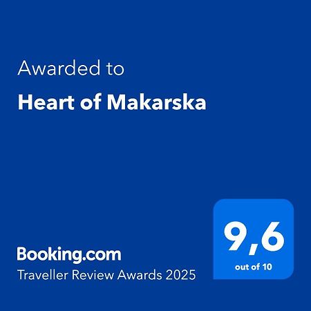 Heart Of Makarska Apartman Kültér fotó